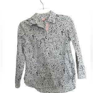 Persifor Long Sleeve button up work shirt blouse size Extra Small